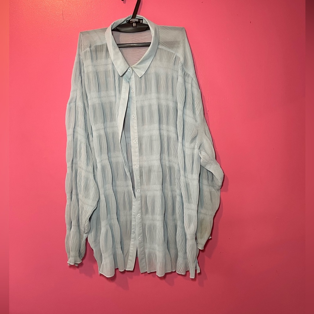 BLUE MISSGUIDED SHORT SET XL